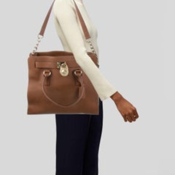 Michael Kors Hamilton Tote- Cognac - Picture 8 of 8